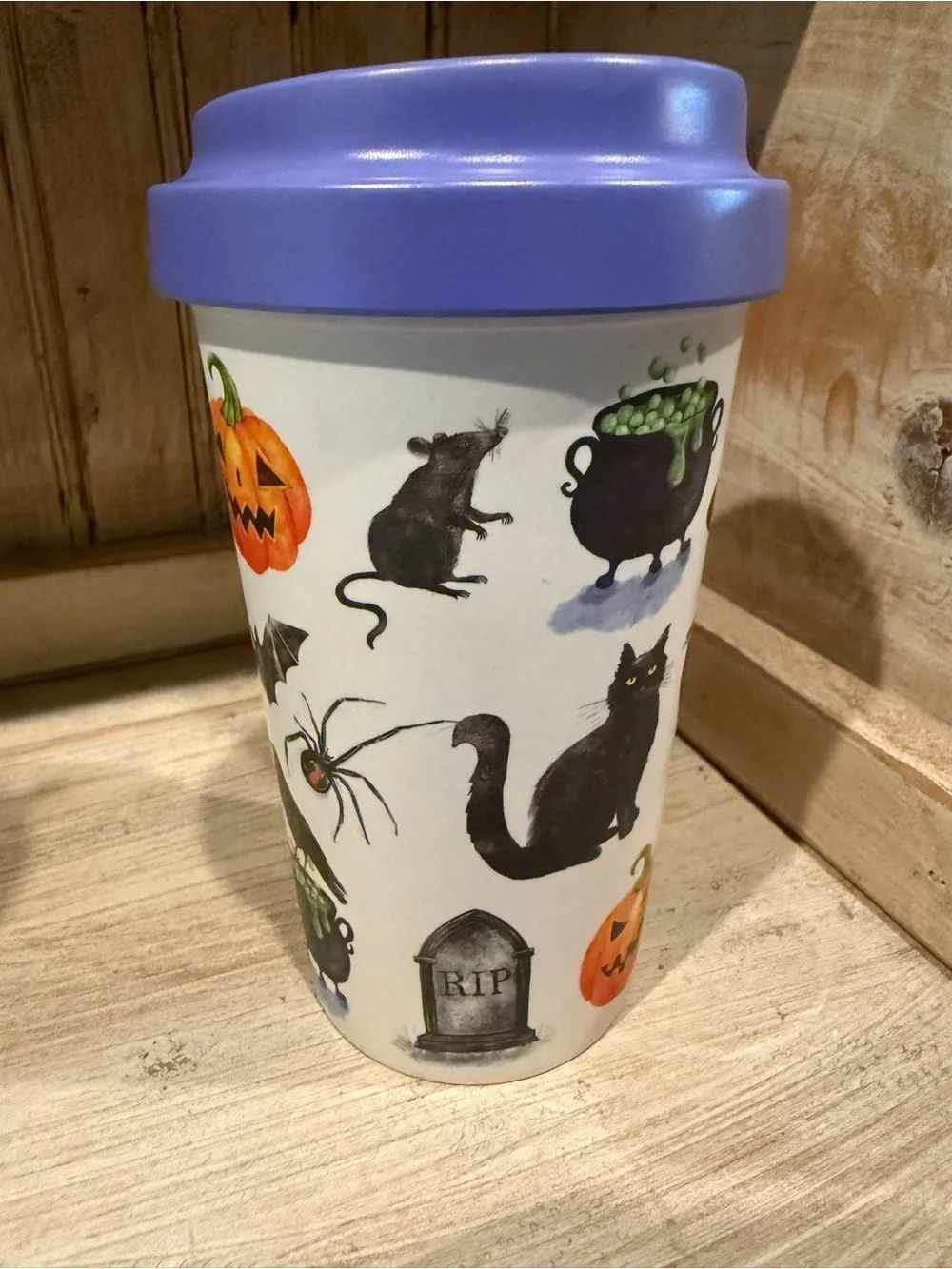 Harvest Green Studio Halloween Travel Tumbler